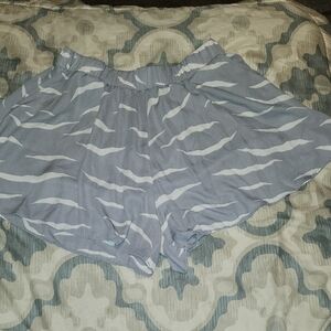 Caramel Gray and White Fabric